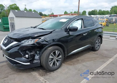 2022 Nissan Murano Sv Intelligent Awd z USA, uszkodzony, nr VIN 5N1AZ2BSXNC124539
